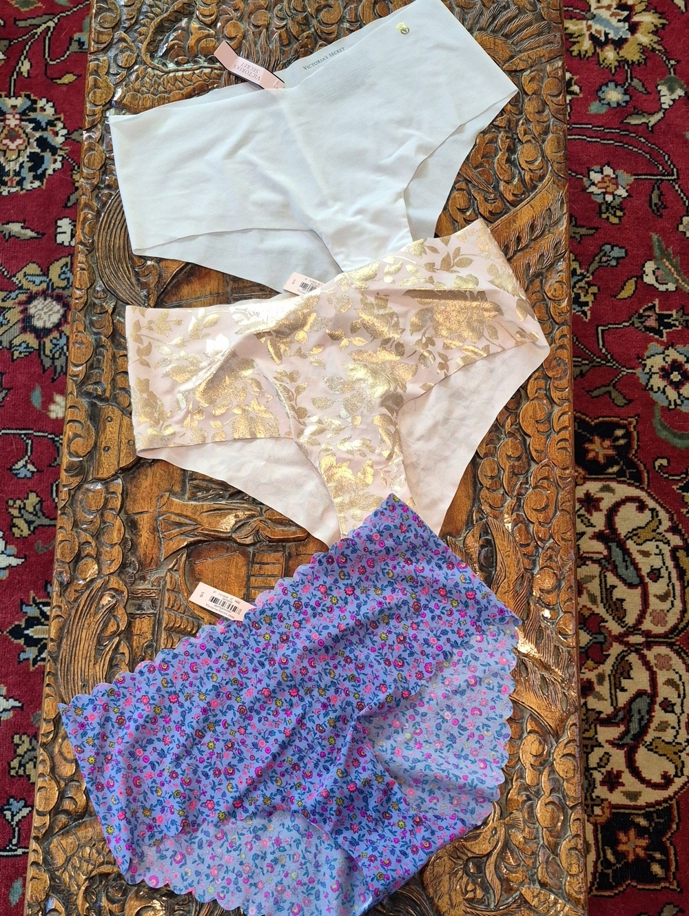 VICTORIA'S SECRET Brief Panties Bundle NWT Large